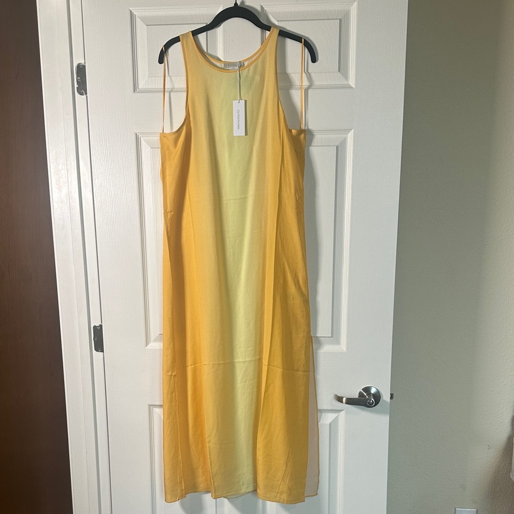 Outerknown Yellow Midi Dress